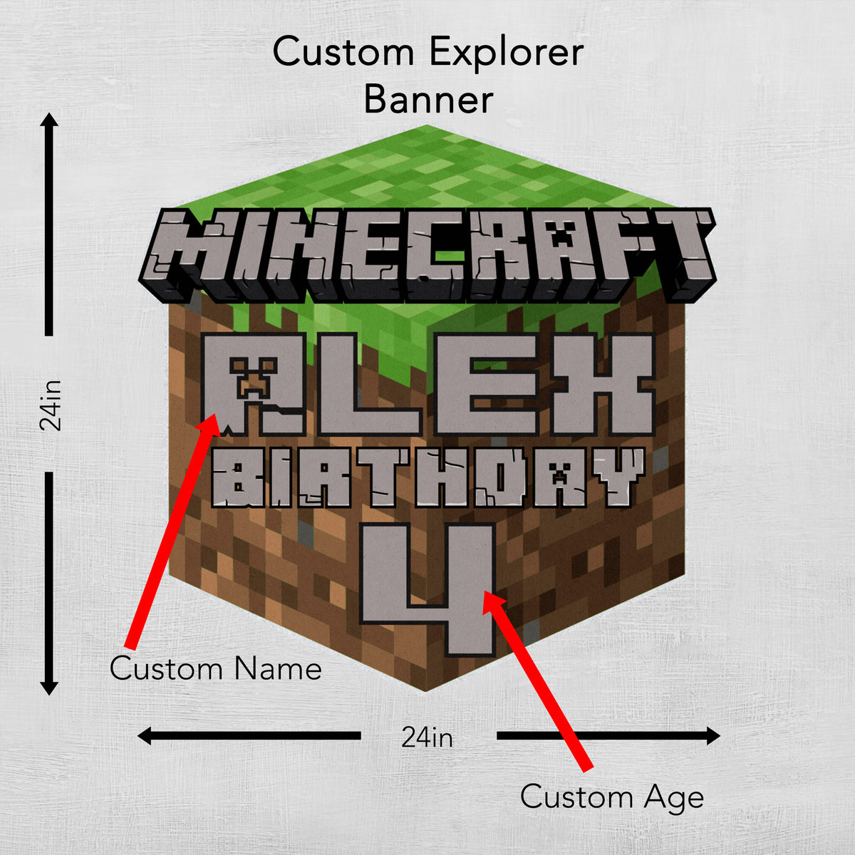 Minecraft Foam Board Cutouts