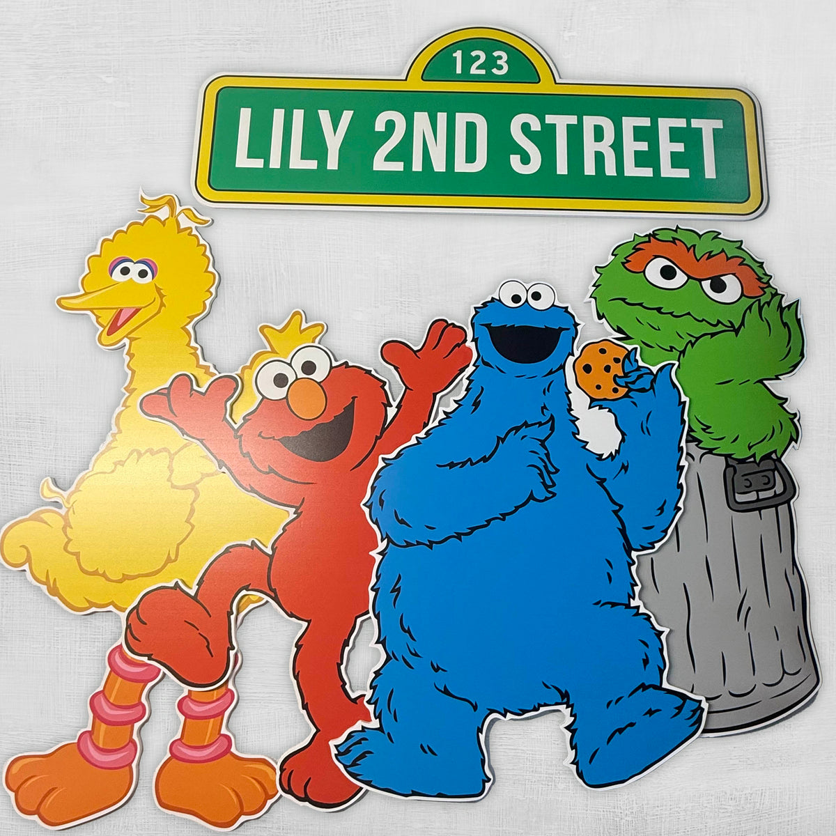 Sesame Street Foam Board Cutouts
