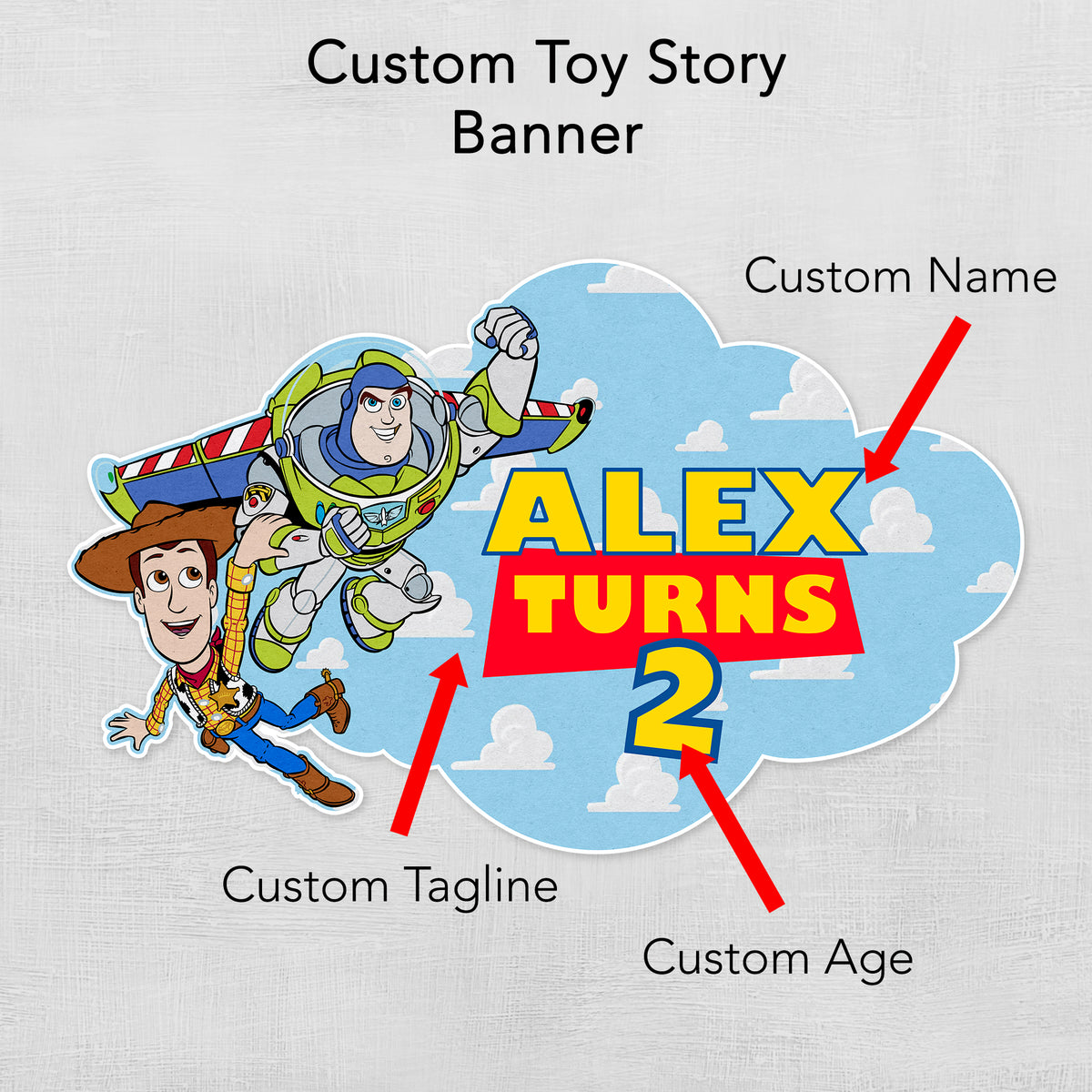 Toy Story Foam Board Cutouts