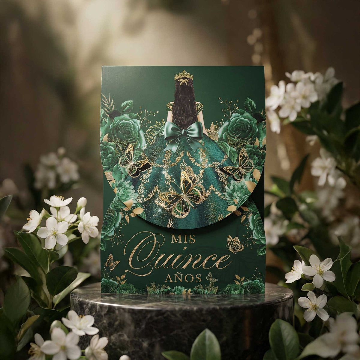 Quinceañera Spring Invite