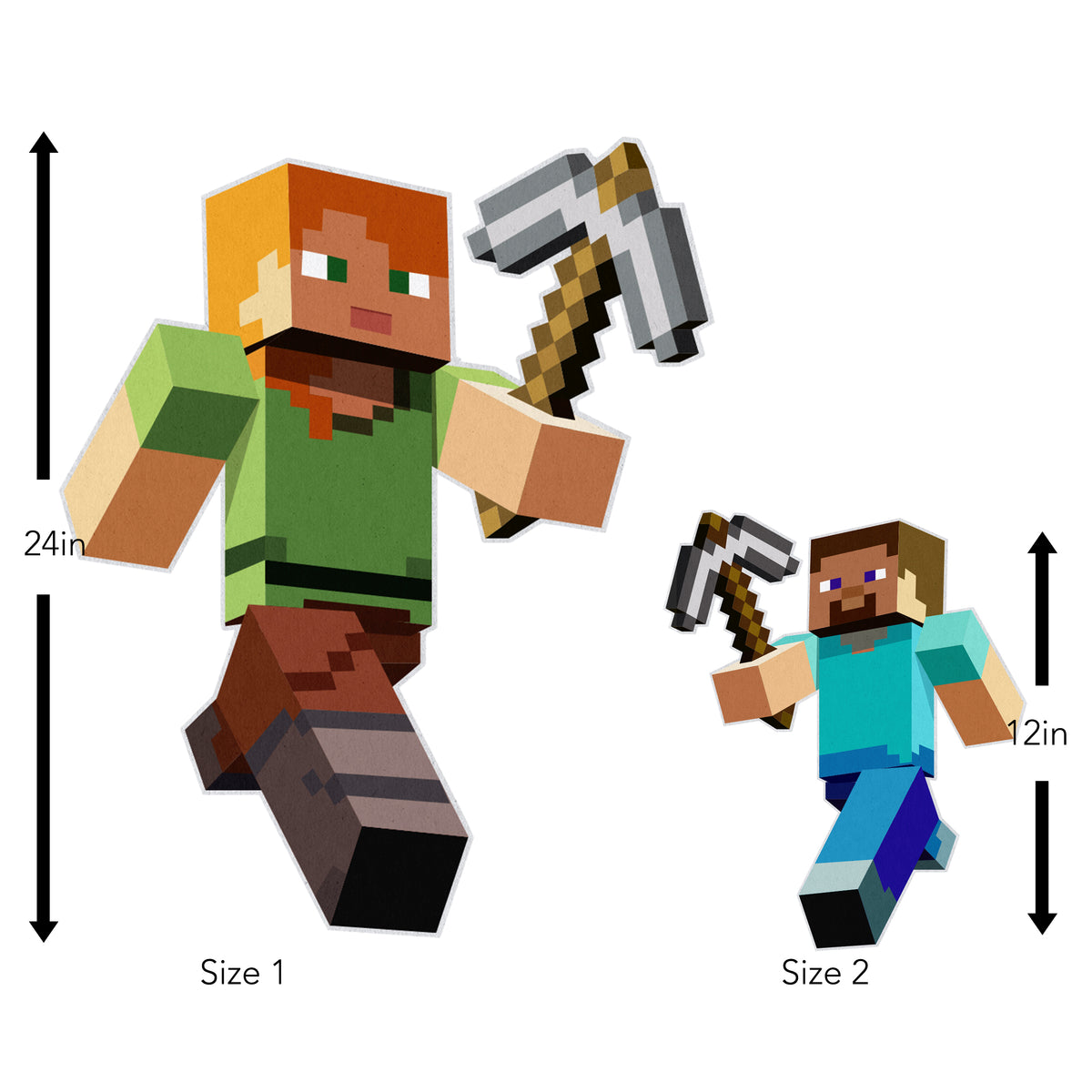 Minecraft Foam Board Cutouts