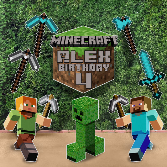 Minecraft Foam Board Cutouts