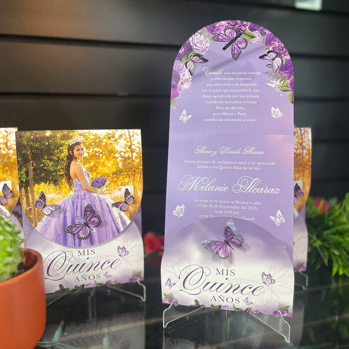 Quinceañera Spring Invite 01