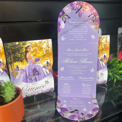 Quinceañera Spring Invite 01