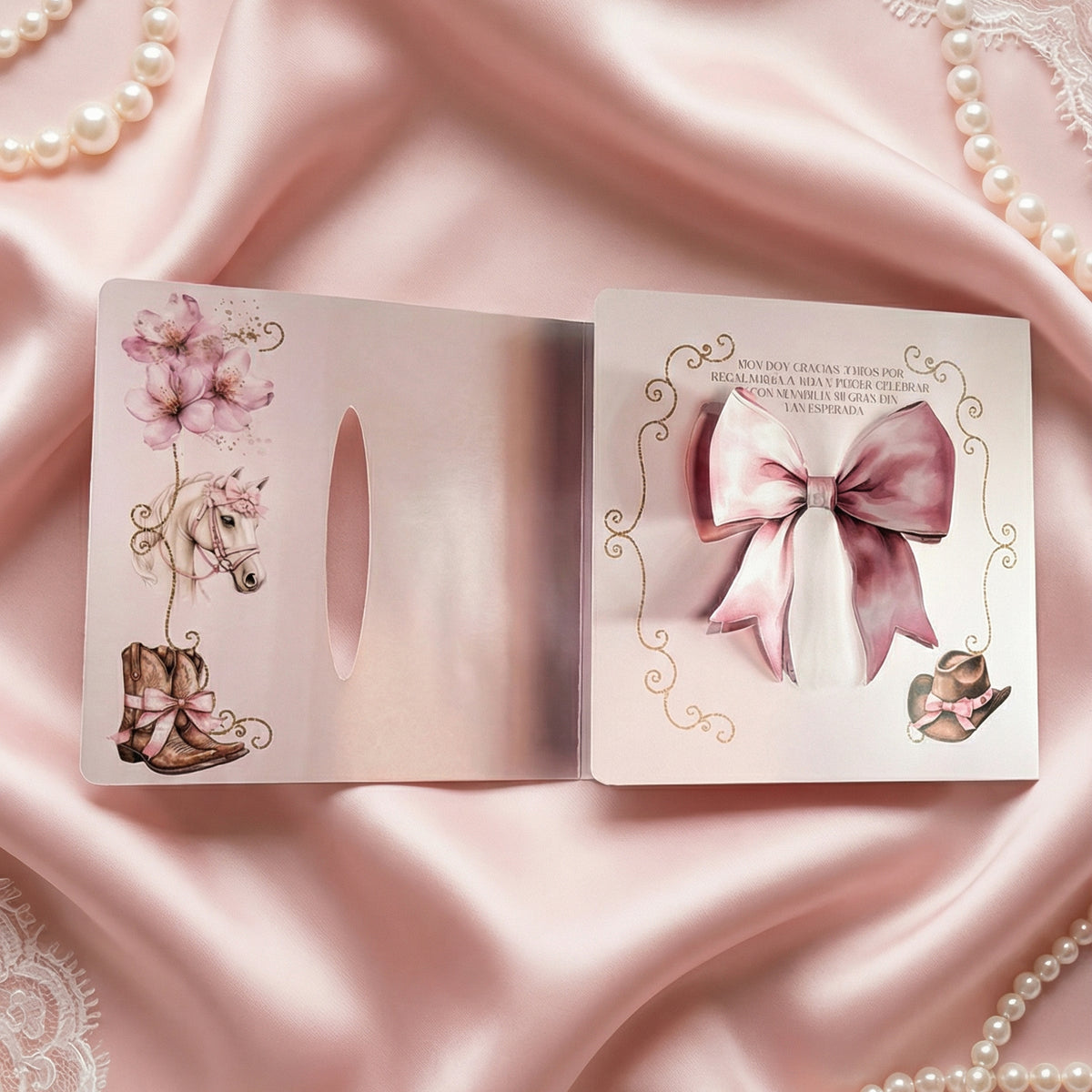 Quinceañera Deluxe Western Blush Coquette