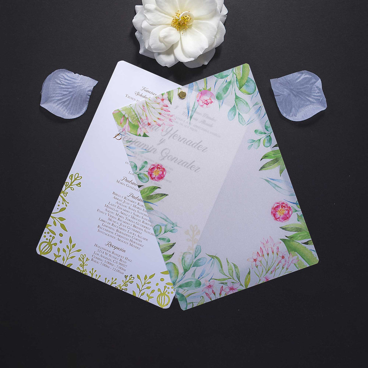 Wedding Beauty Gold Foil