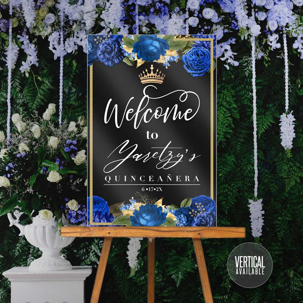 Acrylic Welcome Signs - Quinceañera or Sweet Sixteen 15