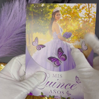 Quinceañera Spring Invite 01